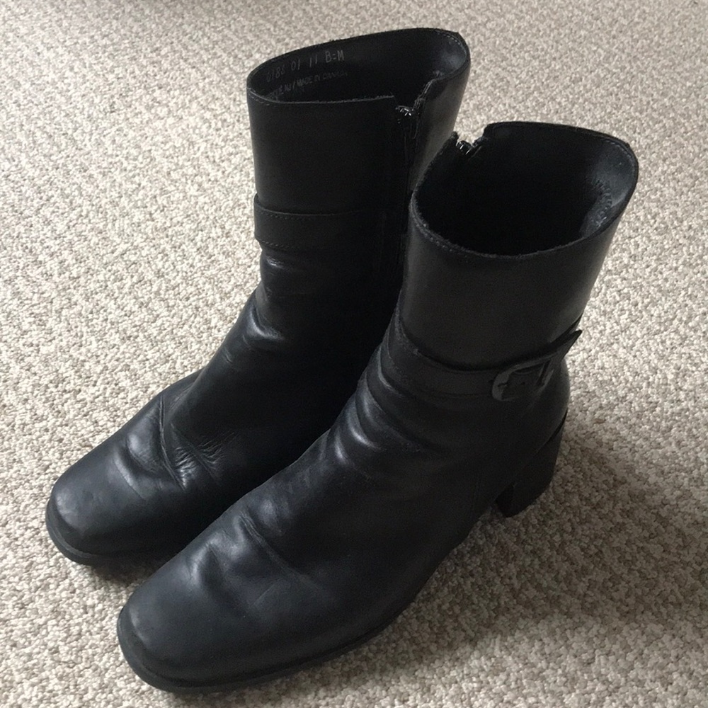 Black Heeled Fall Boots